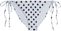 White Polka Dot Full Coverage Scrunch Bottom  image