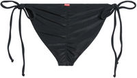 Black Ribbed Full Coverage Scrunch Bottom image