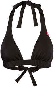 Black Adjustable Halter Top image