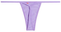 Solid Lilac Y-Back Thong Underwear image