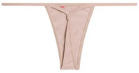 Solid Blush Y-Back Thong Underwear image