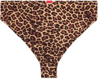 Leopard Full Coverage Mid-Rise Scrunch Banded Bottom image