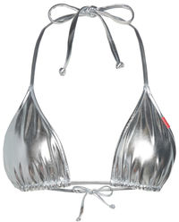 Silver Metallic Triangle Top image