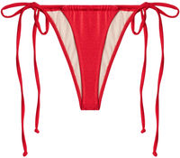 Red G-String Thong Ruched image