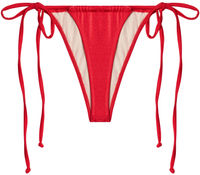 Red G-String Thong Ruched image