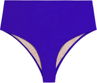 Royal Blue High Waist Bikini Bottom image