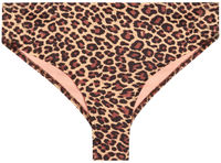 Leopard Full Coverage Mid-Rise Scrunch Banded Bottom image