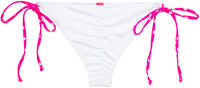 White & Pink Polka Dot Classic Scrunch Bottoms image