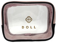 Doll Black Clear Makeup Bag image