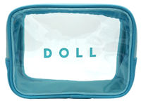 Doll Blue Clear Makeup Bag image