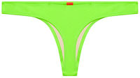 Neon Green Banded Brazilian Thong Bottom image