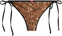 Black & Gold Sequin Classic Scrunch Bottom image