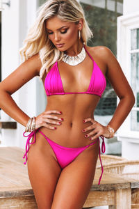 Fuchsia Triangle Top image