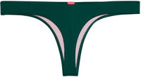 Hunter Green Banded Brazilian Thong Bottom image