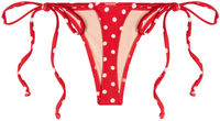 Red Polka Dot G-String Thong Bottom image