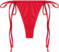 Red G-String Thong Ruched image