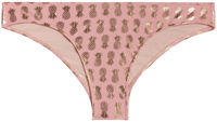 Blush & Gold Pineapple Banded Classic Scrunch Bottom image