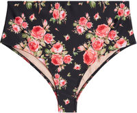 Black Rose High Waist Bikini Bottom image