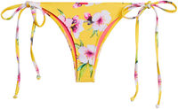 Yellow Cherry Blossom Brazilian Thong Bottom image