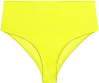 Neon Yellow High Waist Bikini Bottom image