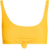 Yellow Ribbed Knot Top image