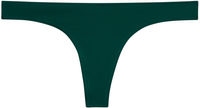 Hunter Green Banded Brazilian Thong Bottom image