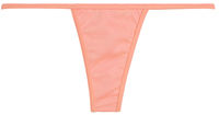 Solid Salmon Y-Back Thong Underwear image