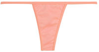 Solid Salmon Y-Back Thong Underwear image