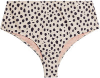 Cheetah High Waist Bikini Bottom image