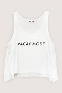 Vacay Mode Crop Tank image