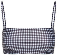 Black & White Gingham Bandeau Tube Top  image