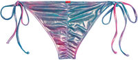 Blue Pink Tie Dye Shimmer Classic Scrunch Bottom image