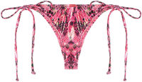 Pink Python Brazilian Thong Bottom image