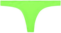Neon Green Banded Brazilian Thong Bottom image