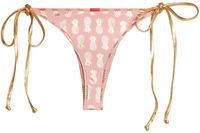 Blush & Gold Pineapple Brazilian Thong Bottom image