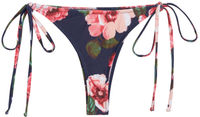 Rose Garden Print Brazilian Thong Bottom image