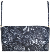 Black Bandana Bandeau Tube Top image
