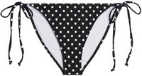 Black Polka Dot Full Coverage Scrunch Bottom  image