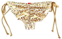 White & Gold Leopard Triangle Top image