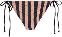 Black & Taupe Stripes Full Coverage Scrunch Bottom  image