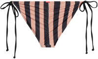 Black & Taupe Stripes Full Coverage Scrunch Bottom image