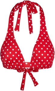 Red Polka Dot Adjustable Halter Top image