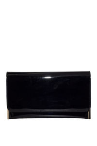 Black Patent Leather Essential Clutch image