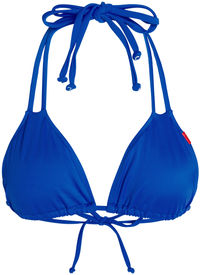 Royal Blue Double Strap Bikini Top  image