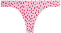 Pink Cheetah Banded Brazilian Thong Bottom image