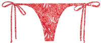 Red Bandana Brazilian Thong Bottom image