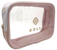 Doll Pink Clear Makeup Bag image