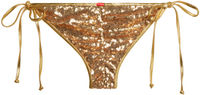 Gold Sequin Classic Scrunch Bottom image