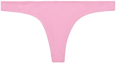 Baby Pink Banded Brazilian Thong Bottom