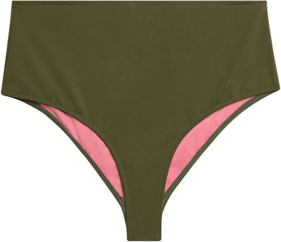 Olive High Waist Bikini Bottom
